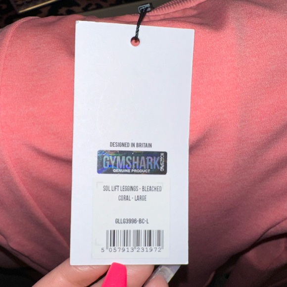 NWT GYMSHARK SOL LIFT LEGGINGS SIZE LARGE - Picture 7 of 7